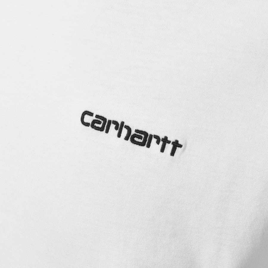 Alternative Image for ProductCarhartt Script Short Sleeved T Shirt White3